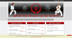 Desktop Screenshot of okinawan.lebork.pl