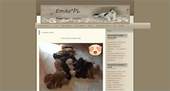 Desktop Screenshot of emiko.lebork.pl