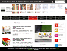 Tablet Screenshot of biblioteka.lebork.pl